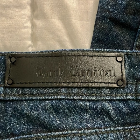 Y2k ROCK REVIVAL Tara skinny jeans Size 28 - Picture 5 of 12